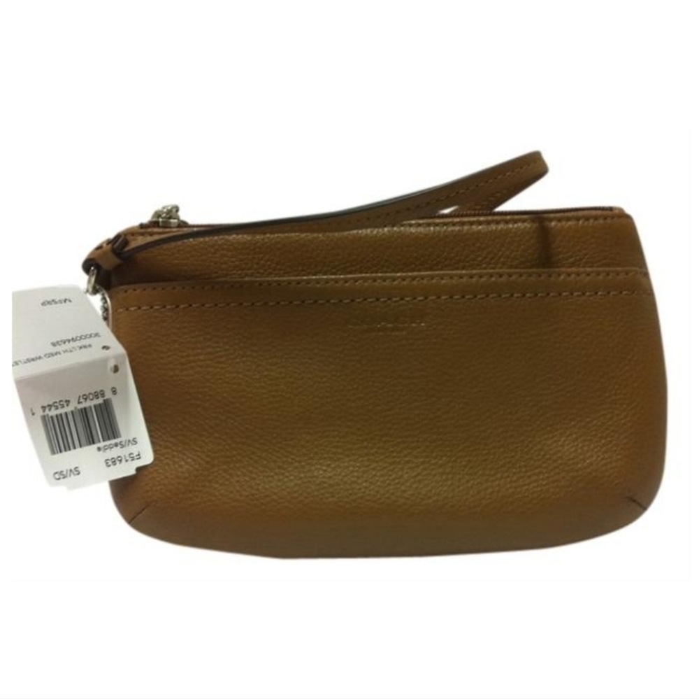 Coach Park Leather Medium Wristlet